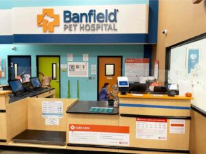 Banfield Pet Hospital, over 950 locations.